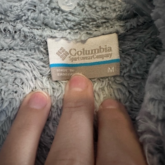 Columbia Women's Fleece Jacket - Light Gray - Picture 3 of 4